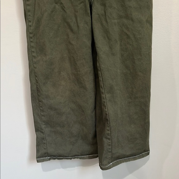 Kendall & Kylie Women's Olive Green & White Utility Jumpsuit Size S - Picture 5 of 10